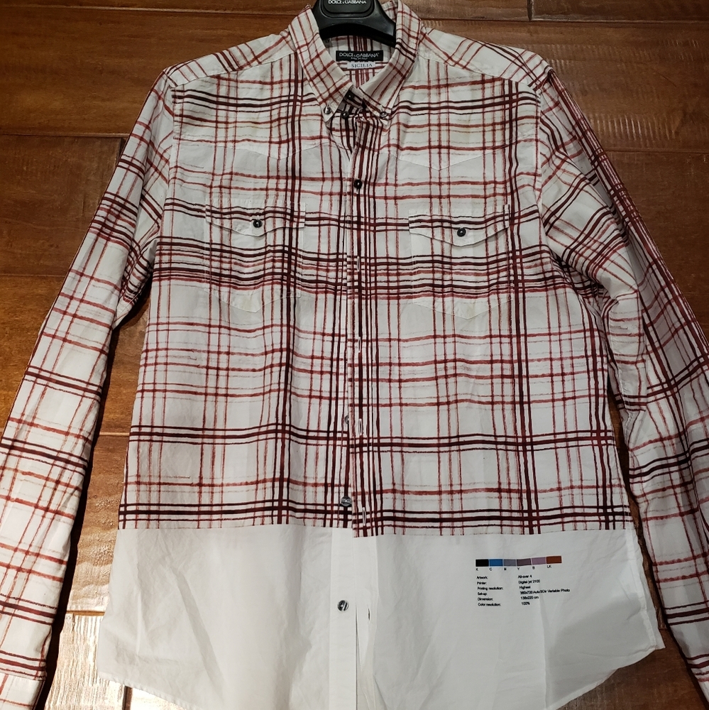 Mens Dolce and Gabbana dress shirt